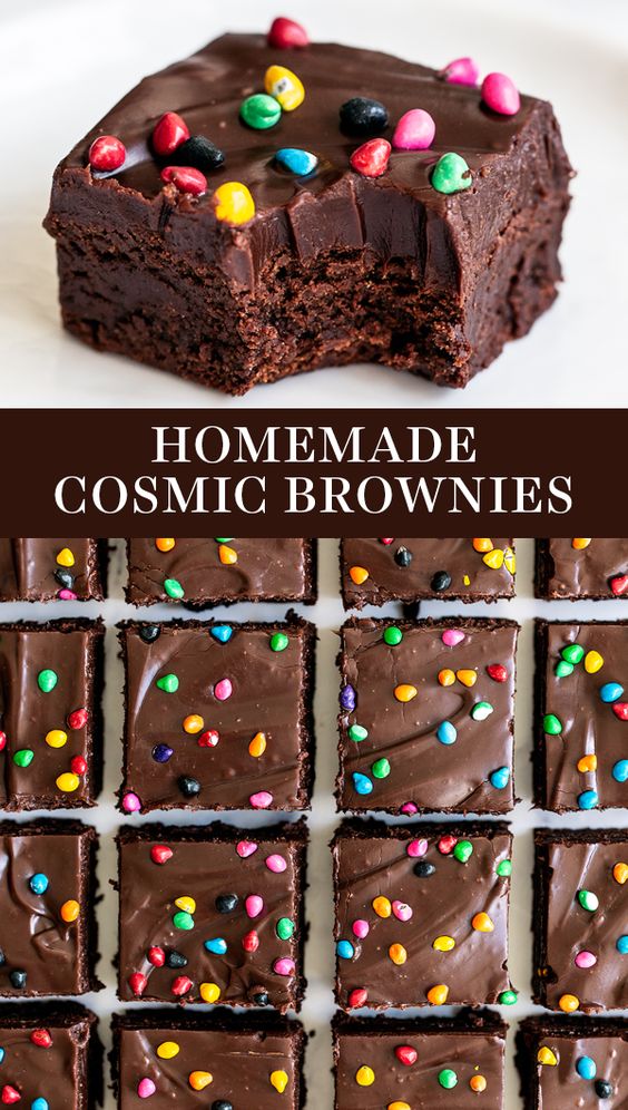 Cosmic Brownies Easy Food Recipes