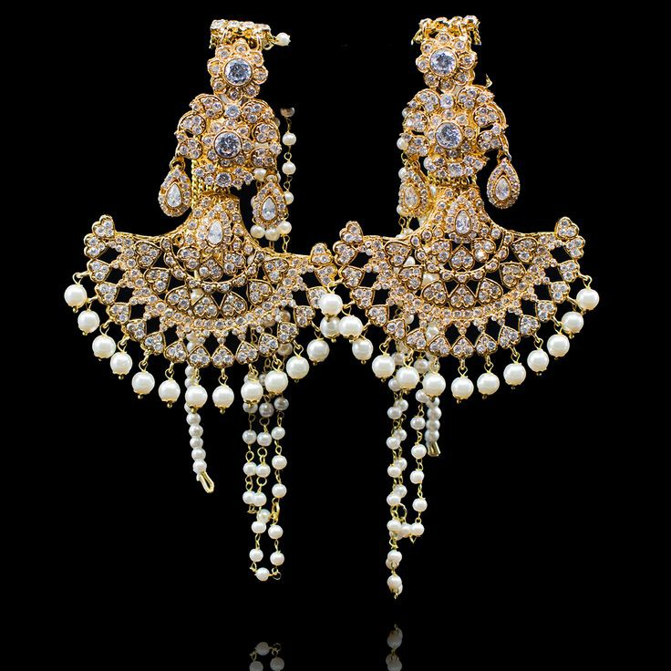 Designer chandelier earrings