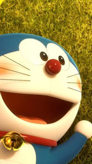 Wallpaper Whatsapp iPhone Doraemon 3D