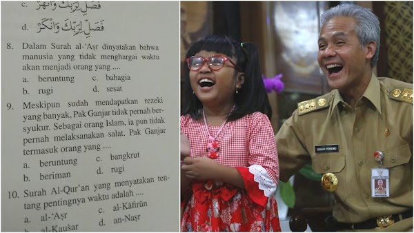 Viral Soal Buku SD 'Ganjar Tidak Pernah Sholat', Ganjar Pranowo Minta Dicek