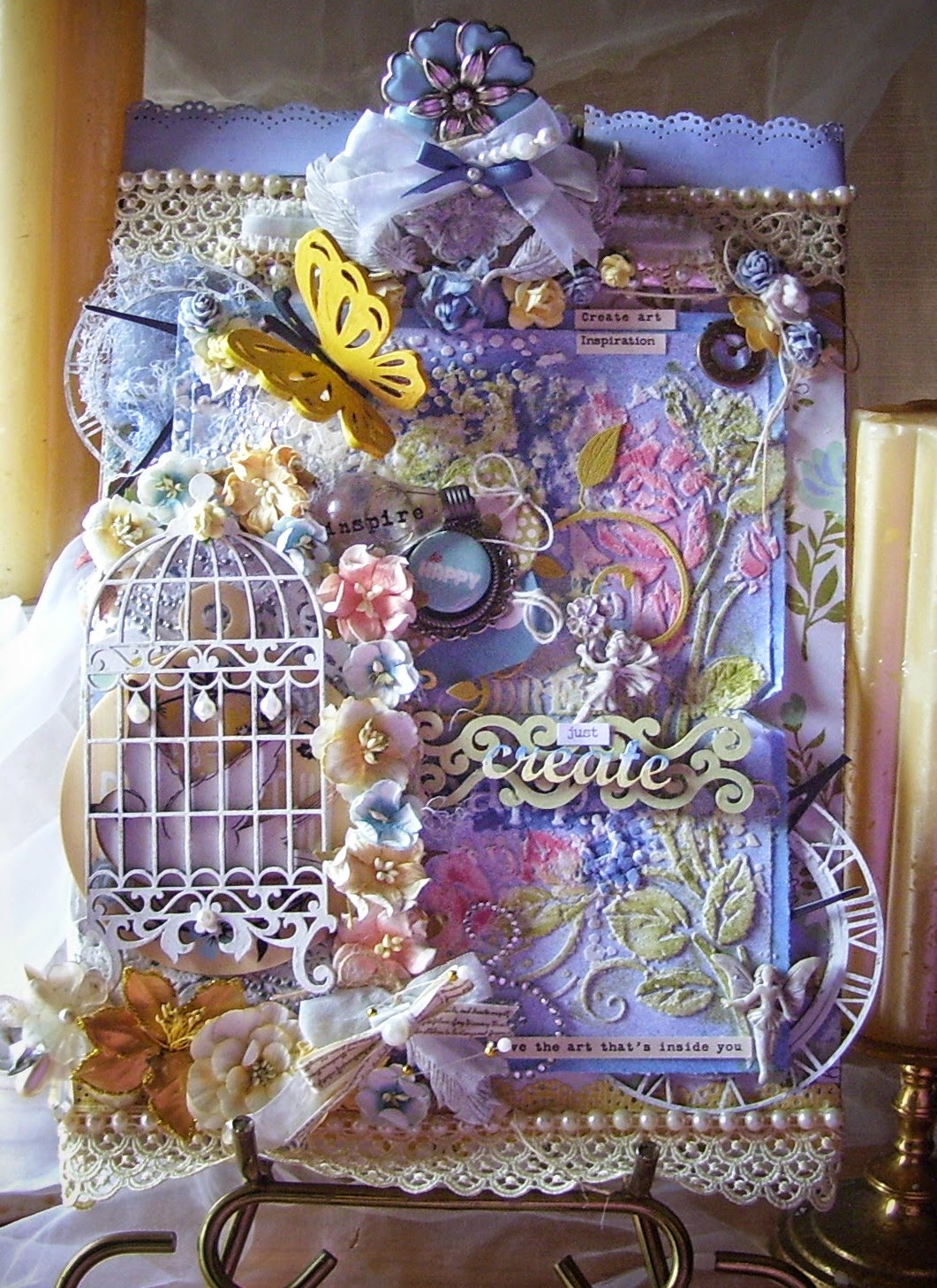 Unique Laser Designs Altered Clipboard Art