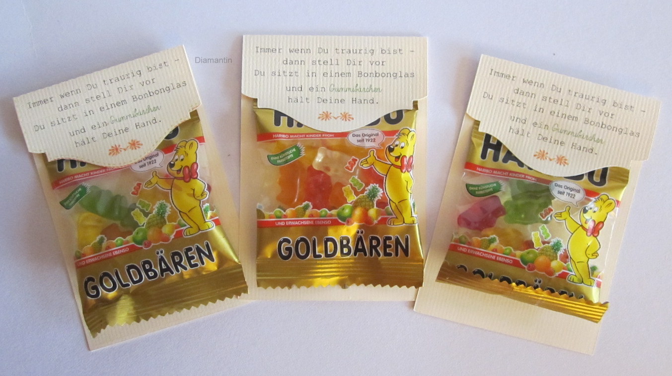 Diamantin´s Hobbywelt Gummibärchenverpackung