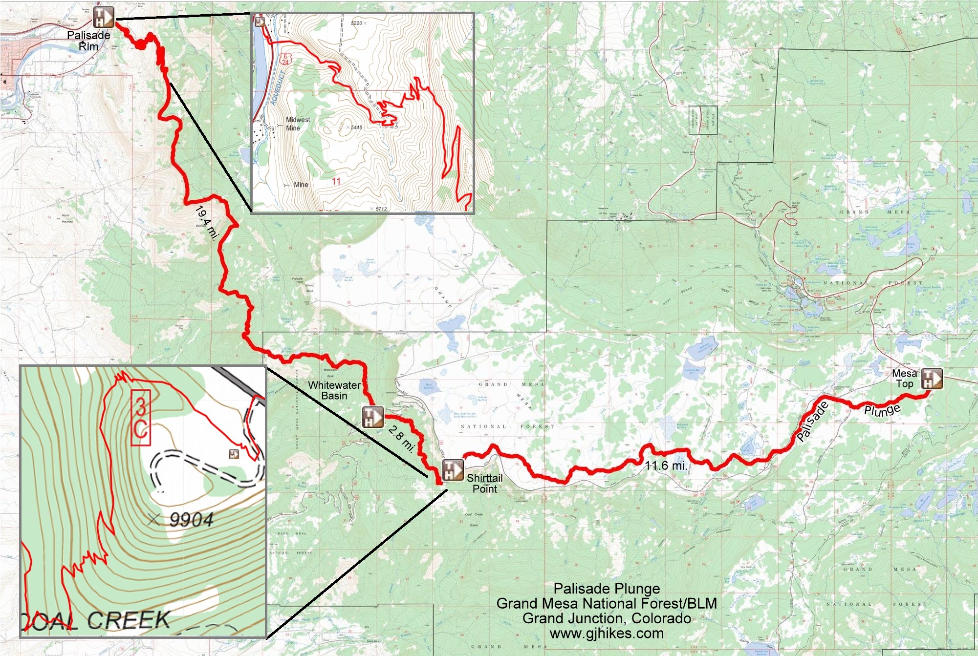Palisade Plunge Mesa Top