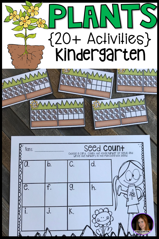Plant Activities, Writing Crafts, Science Lessons and Centers for