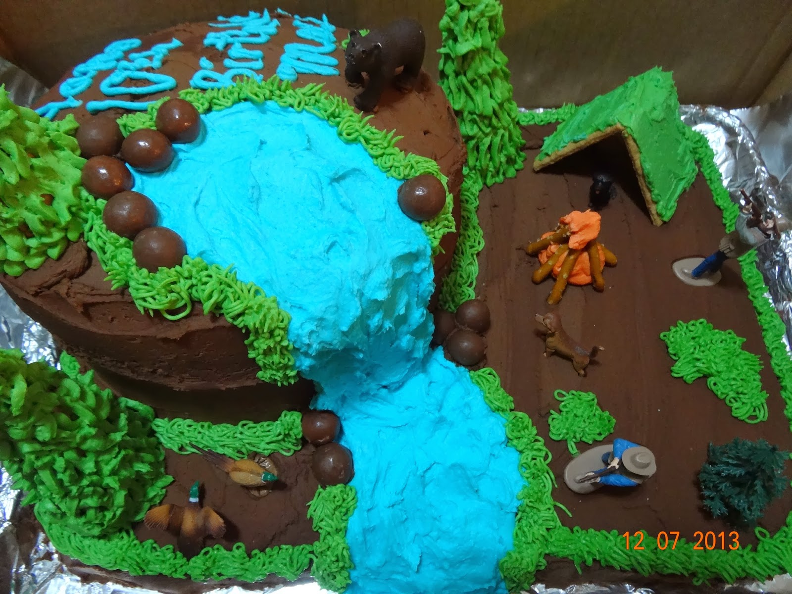 Mountain of Grace Homeschooling: Hunting Birthday Cake