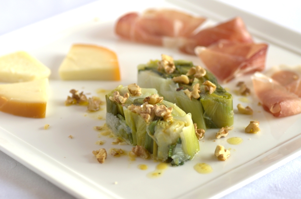 Colazione da Jo Terrina di porri con dressing francese