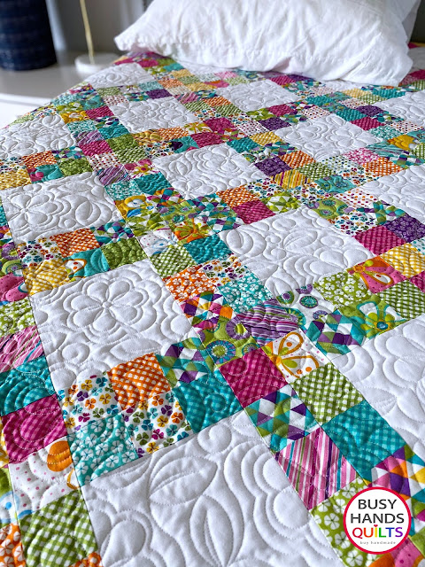 Busy Hands Quilts: Hand Picked Quilt Pattern - a Throw Quilt in Petal ...