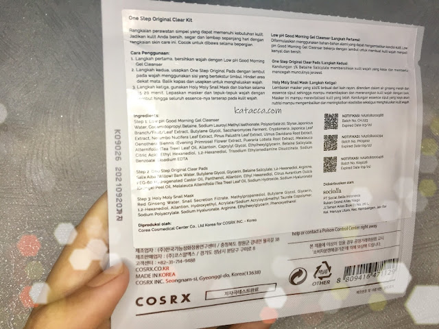 cosrx one step original clear kit
