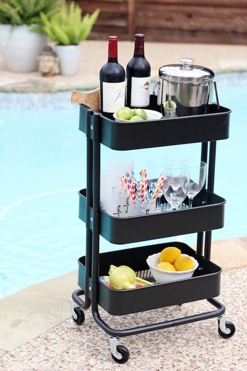 IHeart Organizing UHeart Organizing One Utility Cart Used Six Ways!