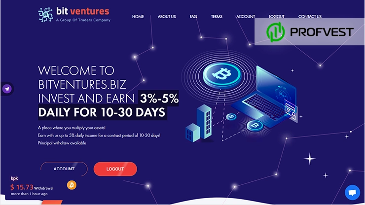 BitVentures: обзор и отзывы о bitventures.biz (HYIP платит) BitVentures обзор и отзывы HYIP-проекта