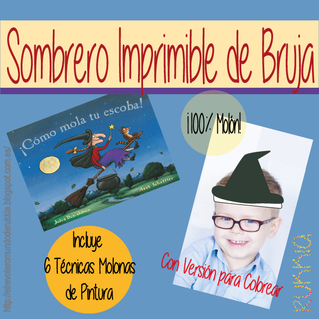 sombrero.imprimible.bruja como.mola.tu.escoba.actividad