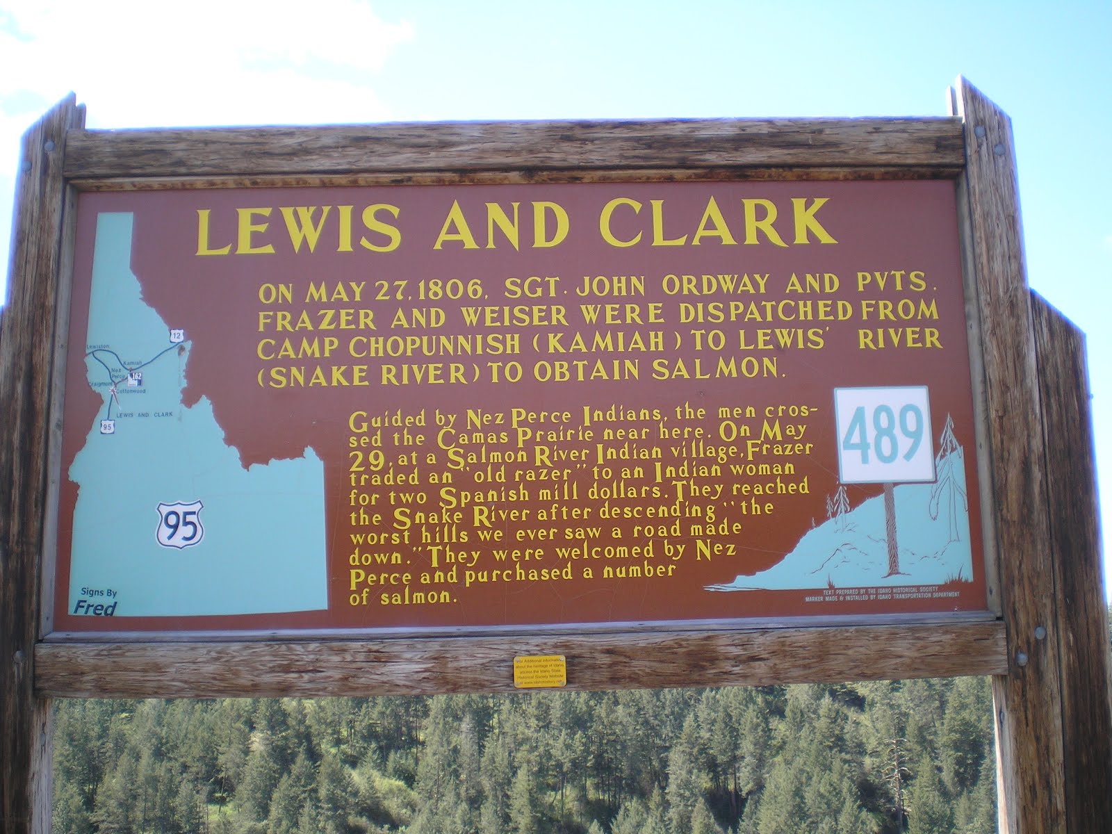 The Road Genealogist Grangeville to Lewiston, Idaho