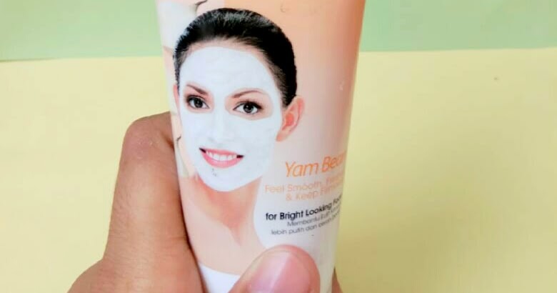 Download Review Ovale Facial Mask Yam Bean Bengkoang Vey Savira PSD Mockup Templates