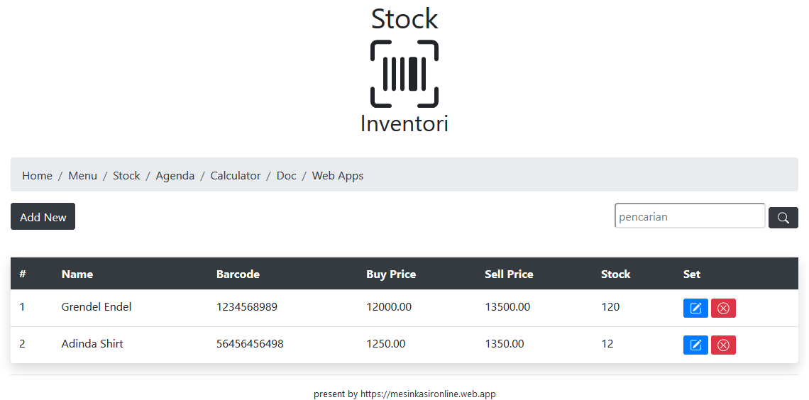 inventori apps free download source code full - aplikasi toko gudang