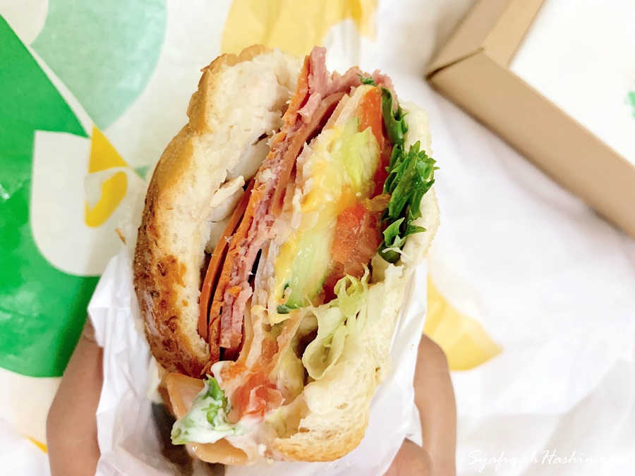 SyafiqahHashimxoxo Subway Limited Edition Meat Stack Sub