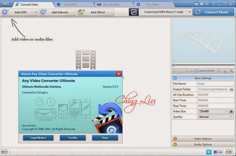 any video converter professional 6.2.3 serial key