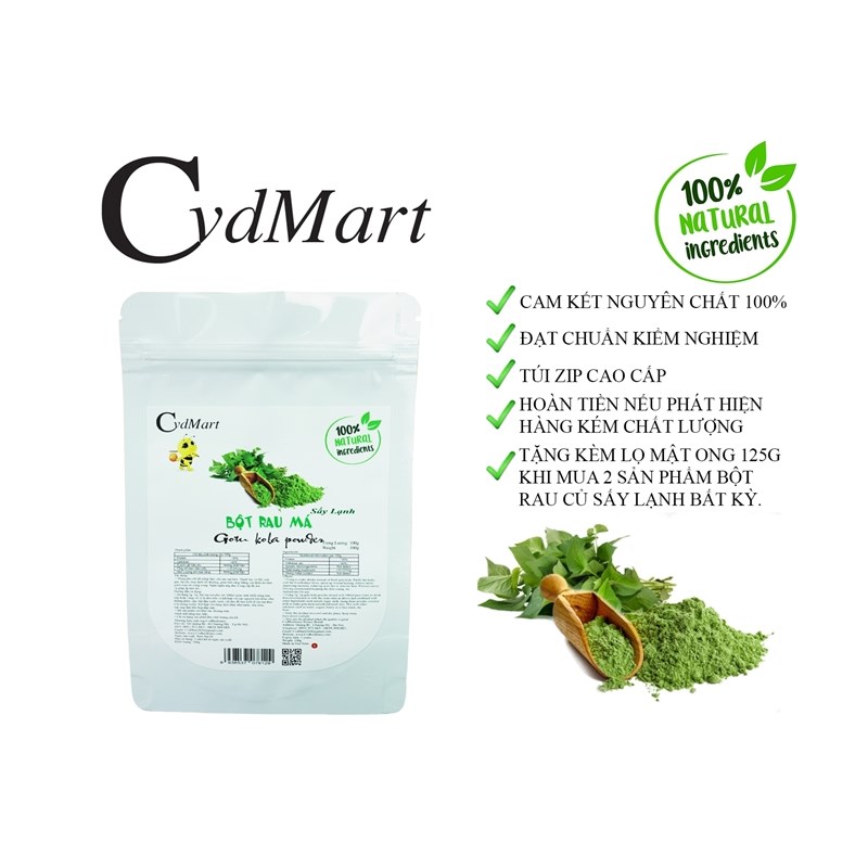 Cvdbeehoney Bột rau má 100g.
