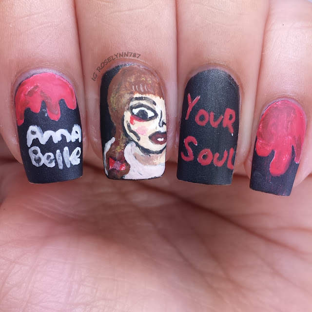 Halloween Movie - Annabelle Nails