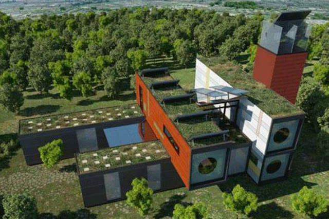 Thi công xây dựng nhà sở hữu không gian xanh trong lòng đô thị.