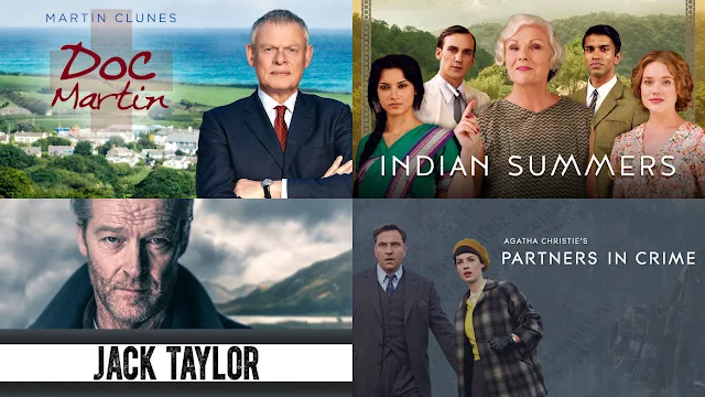 Doc Martin, Indian Summers, Jack Taylor, Agatha Christie's Partners in Crime Acorn TV
