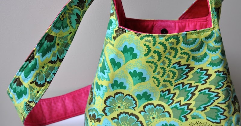 Easy Hobo Bag Tutorial DIY 2 Size Shoulder Bag Pattern Drawing