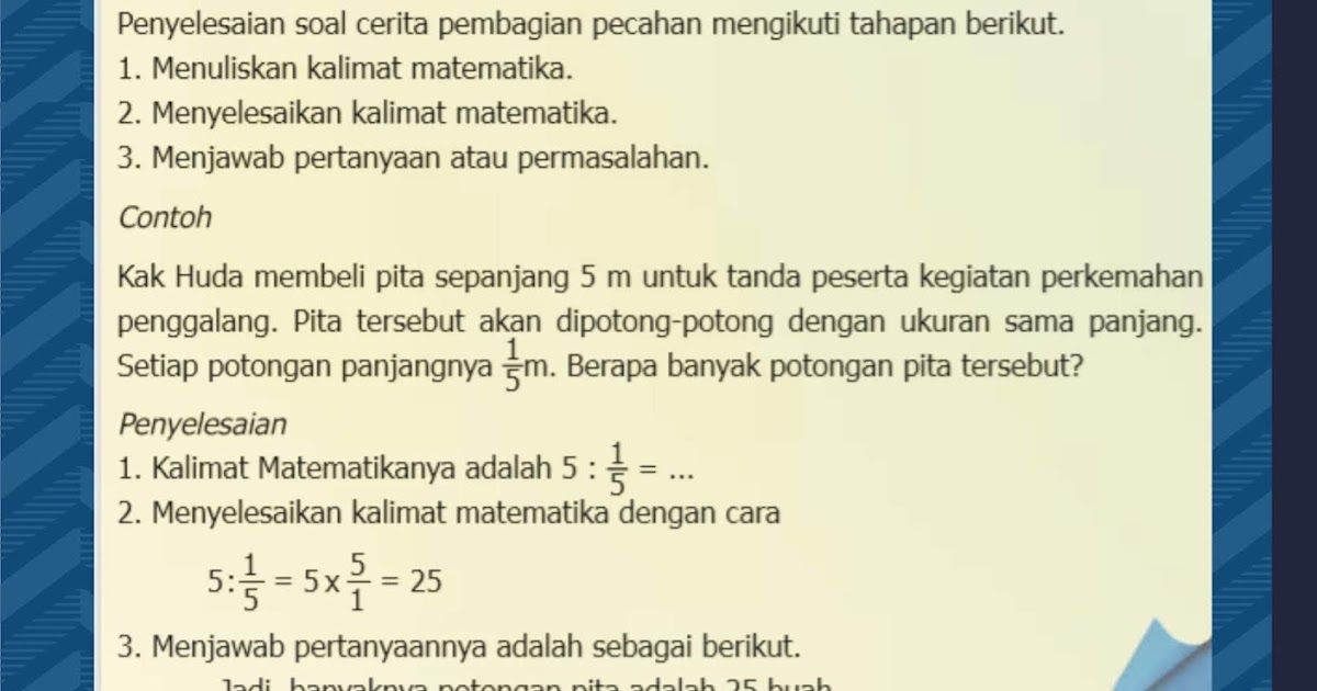 Contoh Latihan Soal: Contoh Soal Cerita Matematika Kelas 5 Perkalian