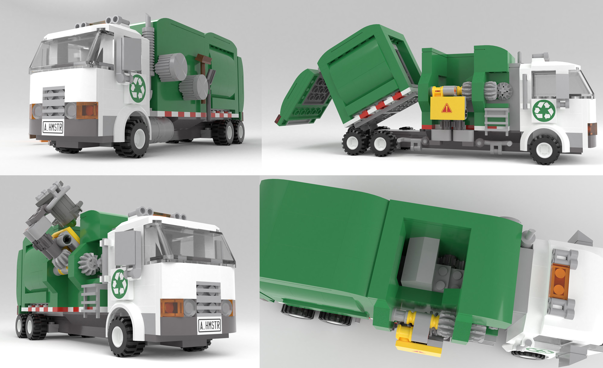 レゴ(R)アイデアで『自動ゴミ収集車』が製品化レビュー進出！2020年第3回1万サポート獲得デザイン紹介