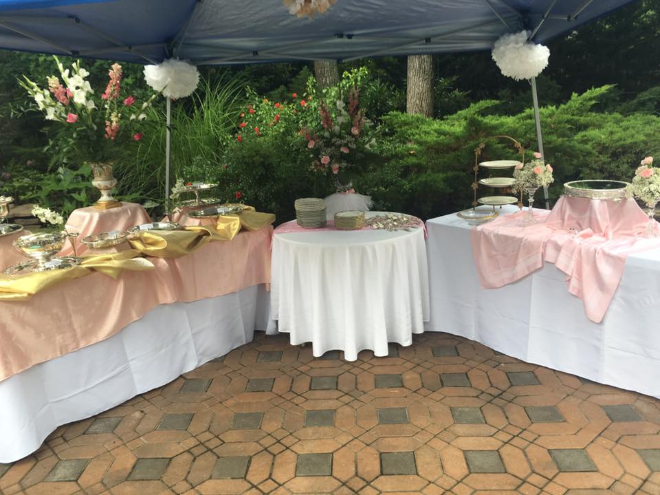 A Perfect Setting An Outdoor Bridal Shower Setting!