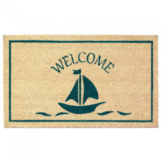 Sailboat Welcome Mat - Giftspiration