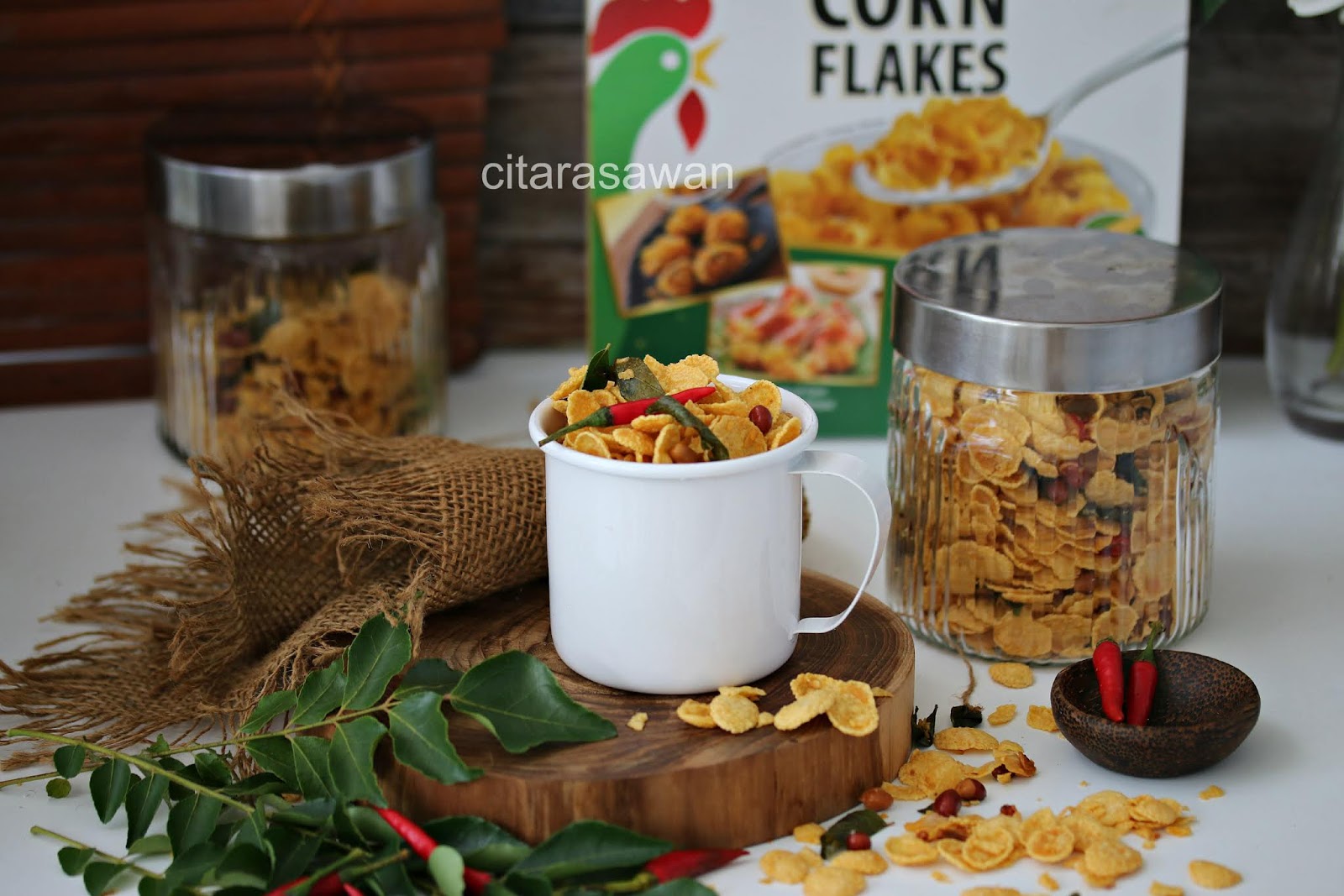 Cornflakes Telur Masin Resepi Terbaik