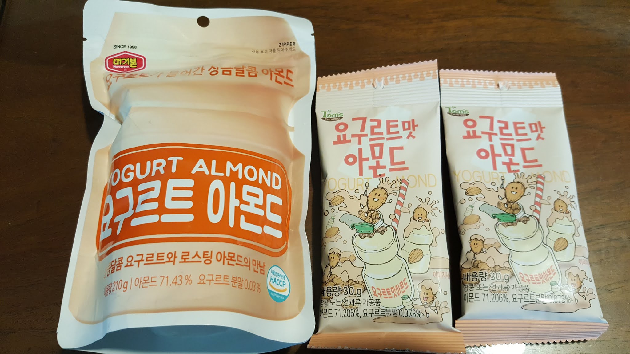 Pinoy Roadtrip We tried Korean Brand Tom's Farm Yogurt Almonds v