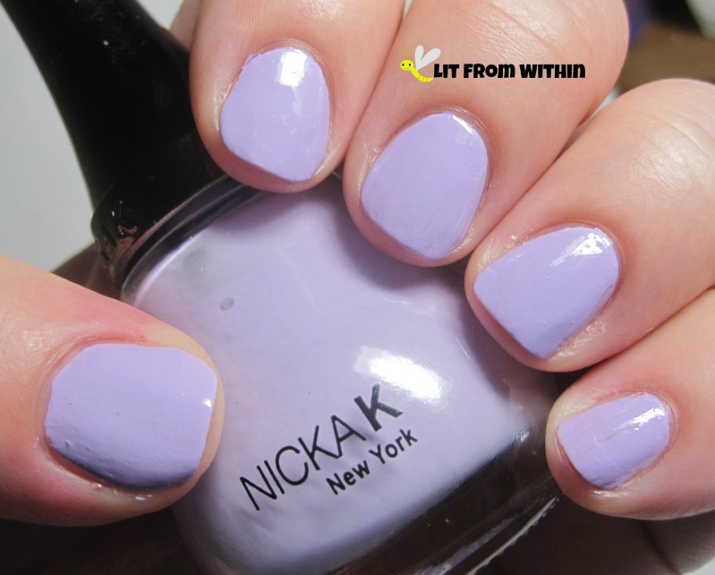 Nikka K NY113, a soft lilac creme