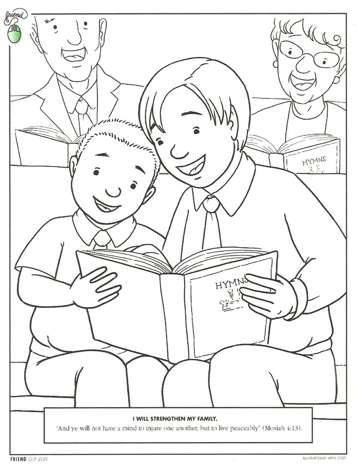 sabbath day coloring pages - photo #9