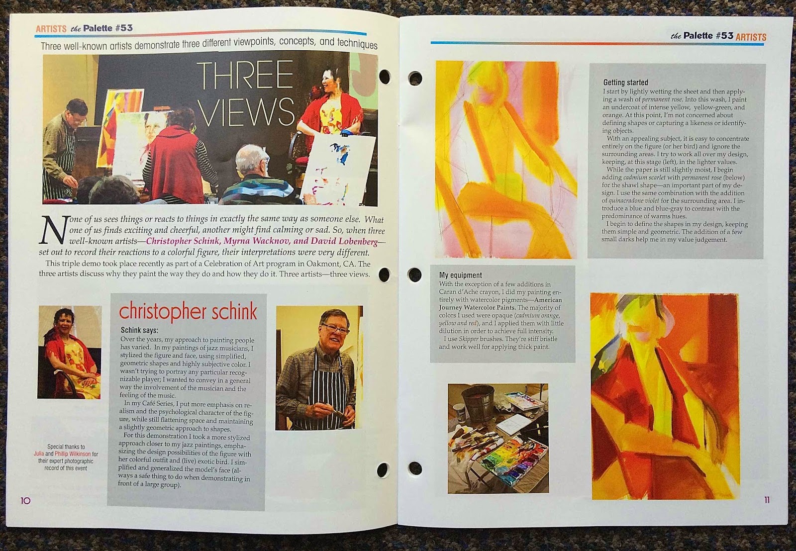 David Lobenberg The Palette Magazine I'm in it!