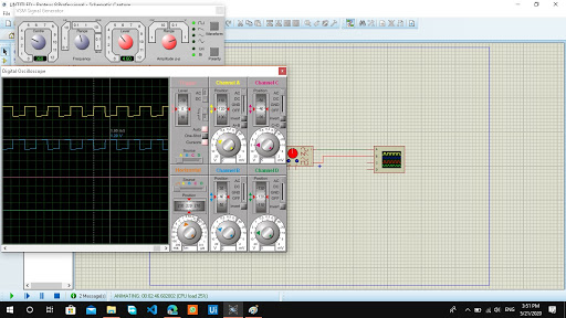 Cara simulasi osiloskop pada Proteus ~ ESM Knowledge
