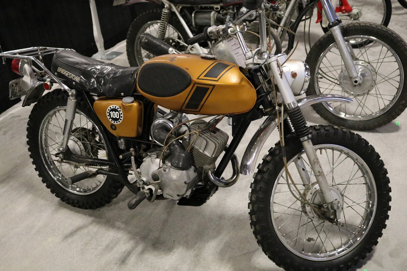OldMotoDude 1970 Bridgestone TMX 100cc Scrambler sold for 600 at the