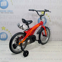16in United Aero Lite BMX Rangka Aloi  Magnesium Rear Disc Brake Kids Bike