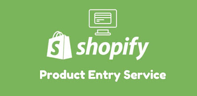 Shopify product data entry