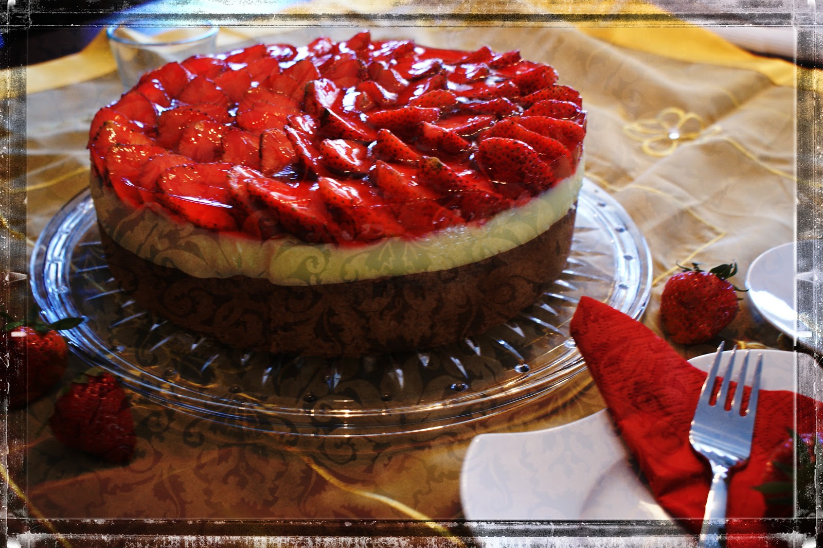 Mia´s Cookies and more: Erdbeerkuchen Mia´s Cookies and more: Erdbeerkuchen