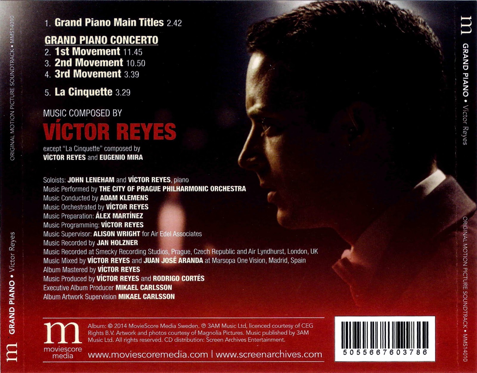 Banda Sonora Original: Grand Piano (Victor Reyes)