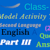Model Activity Tasks | Second Language (English) | Class 7 | Part Three | 2020 | PDF | Question & Answer