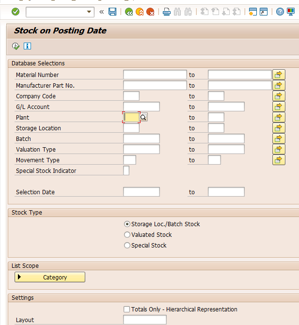 Check Stock on Posting Date in SAP [ MB5B ]