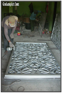 Tralis Masjid Ornamen  Aluminium  Cor Gudang Art Design