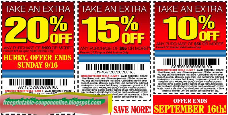 23+ Harbor Freight Generator Coupon September 2020 Gif