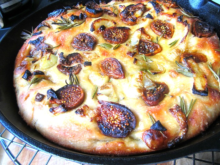 Fig Focaccia w/ Onions & Rosemary