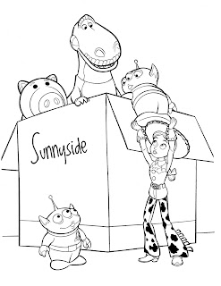 coloring pages to print - toy story Sunyside