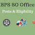 What are the different Posts in IBPS Specialist Officer and their Eligibility?