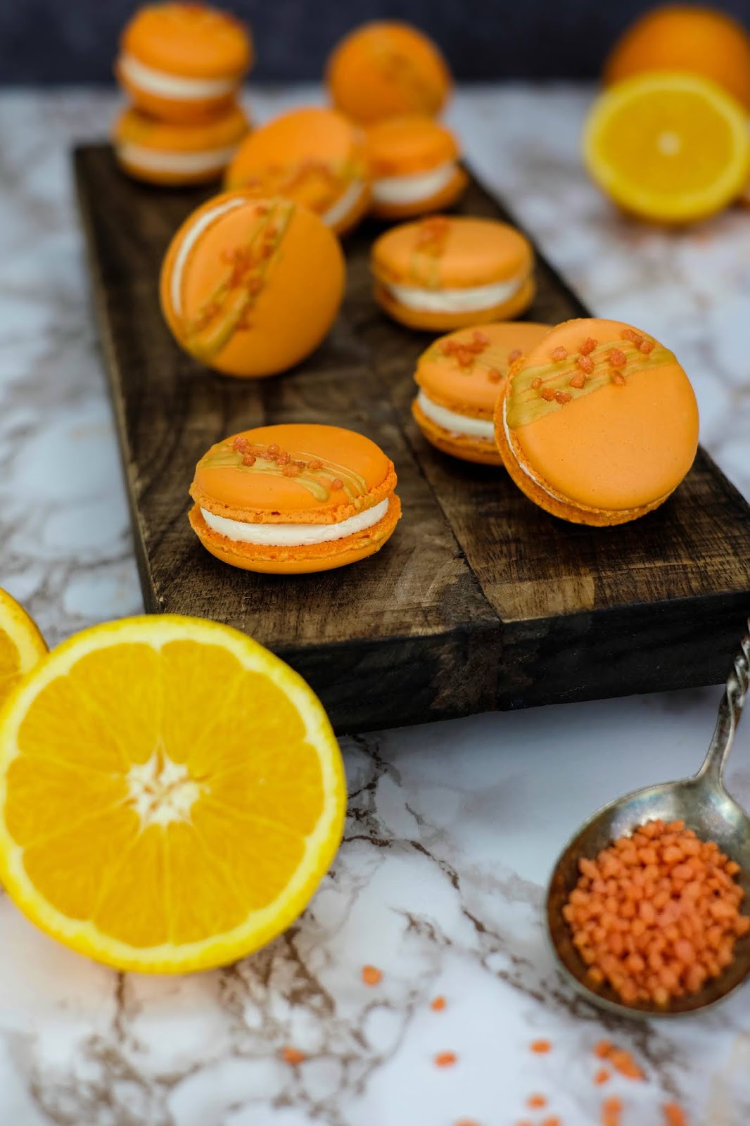 Orangenblüten Macarons | Marion&amp;#39;s Kaffeeklatsch