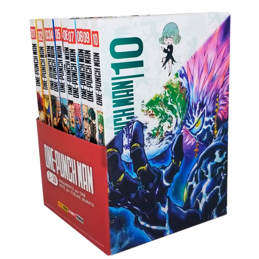 One Punch Man Box Set Manga Panini lança box de One-Punch Man com as dez primeiras edições | supervault