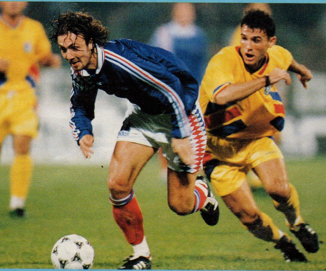 Soccer Nostalgia October 11, 1995Romania 1France 3